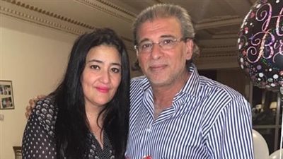 شاليمار شربتلي تحتفل بعيد ميلاد زوجها المخرج خالد يوسف | فيديو وصور