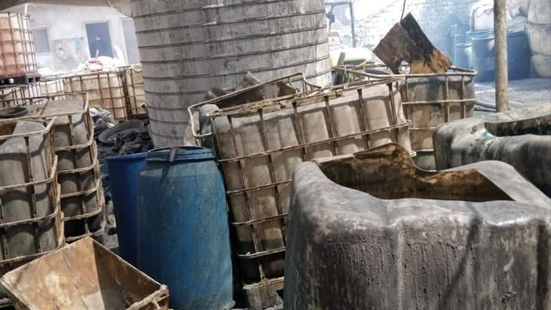 مصانع غير مرخصة بالقليوبية