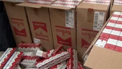 ضبط صاحب محل حجب 5 آلاف علبة سجائر من التداول بكفر الشيخ