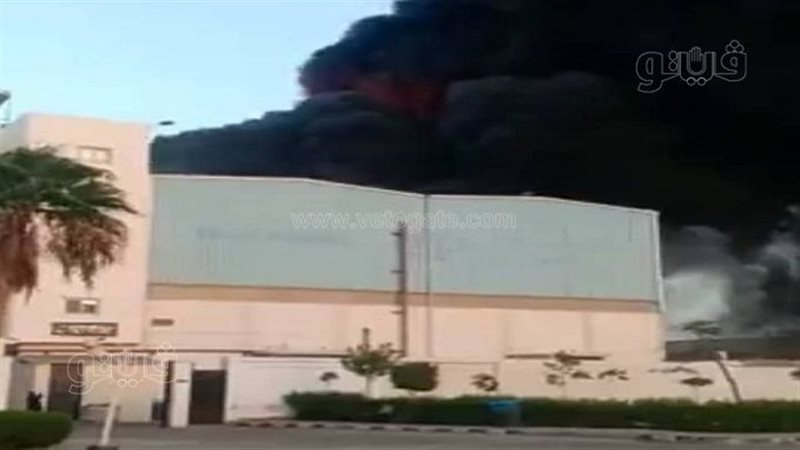 حريق بمصنع مراتب