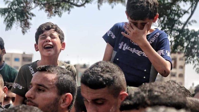  تشييع جثمان الطفل