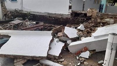 المباحث تستمع لأقوال الشهود بحادث انهيار سور سلم بمدرسة المعتمدية بكرداسة