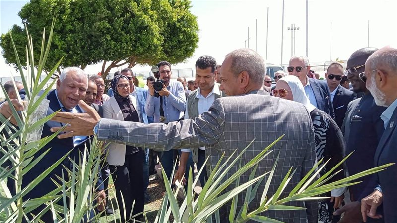 لقاء محافظ الوادي