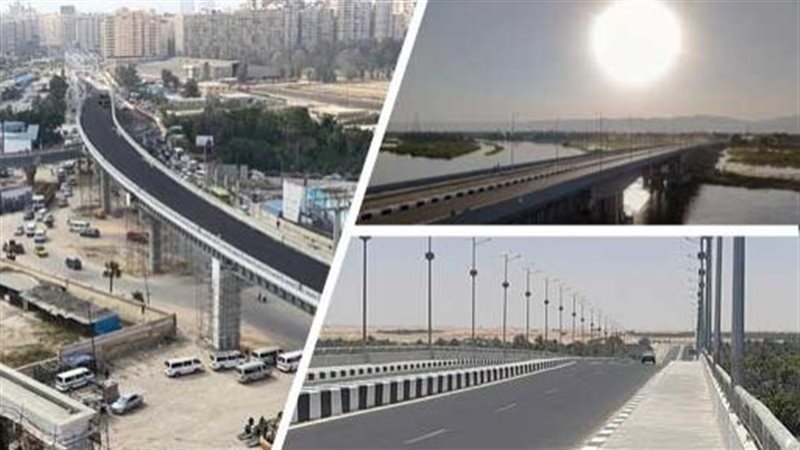 بعض الكباري في مصر