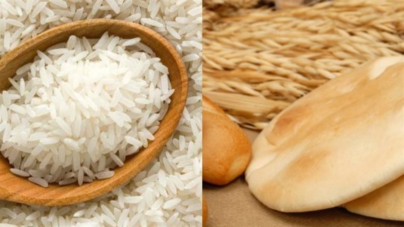 الخبر والأرز الأبيض