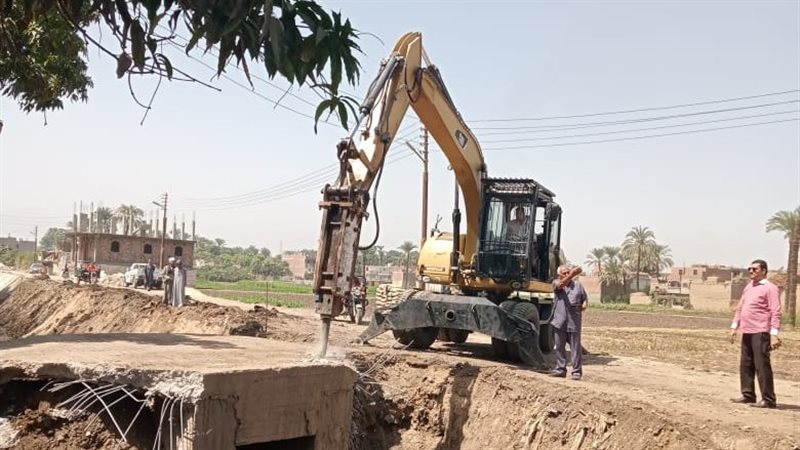 حملة إزالة بأسيوط