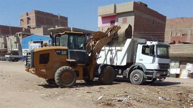 رفع 150 طن قمامة