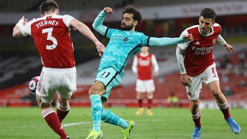 محمد صلاح أمام أرسنال