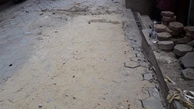 رصف طرق بالجيزة