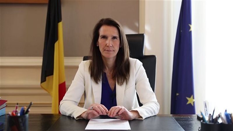 وزيرة الخارجية البلجيكية