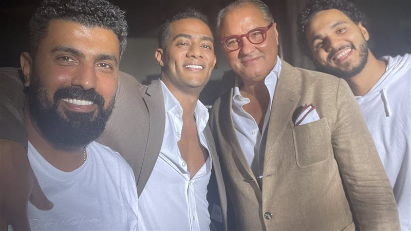 محمد رمضان مع المنتج