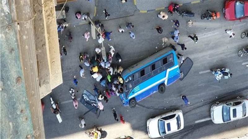 حادث انقلاب أتوبيس بالعجوزة