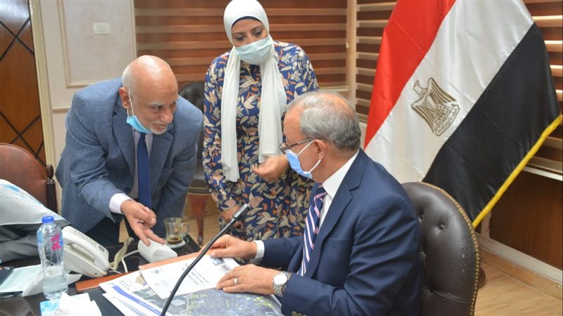 محافظ القليوبية خلال