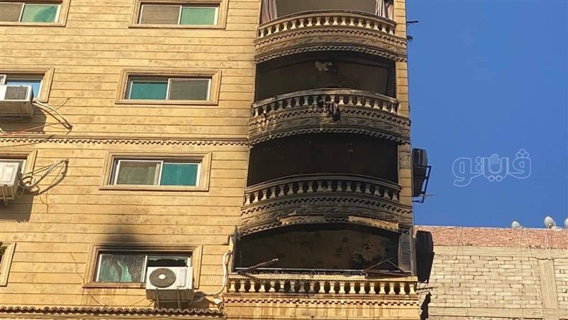 جانب من الحريق 