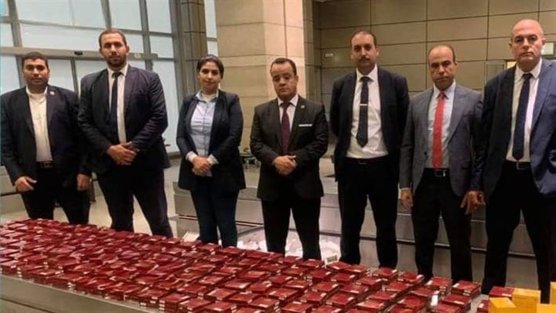 المضبوطات بحوزة رجال