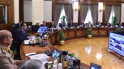 بدء اجتماع مجلس الوزراء برئاسة مدبولي 