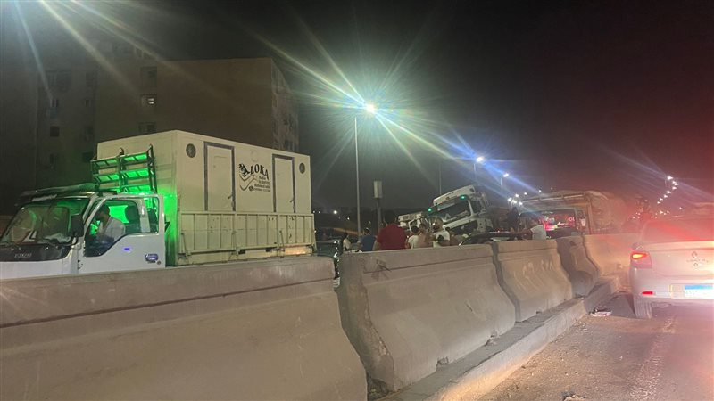 موقع حادث الطريق