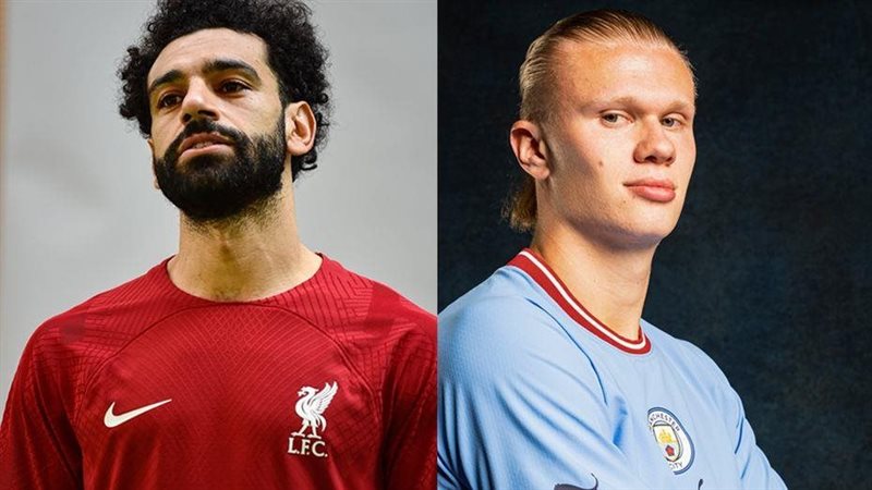 محمد صلاح  وهالاند