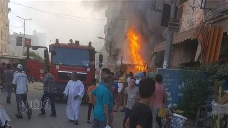 احتراق محل 