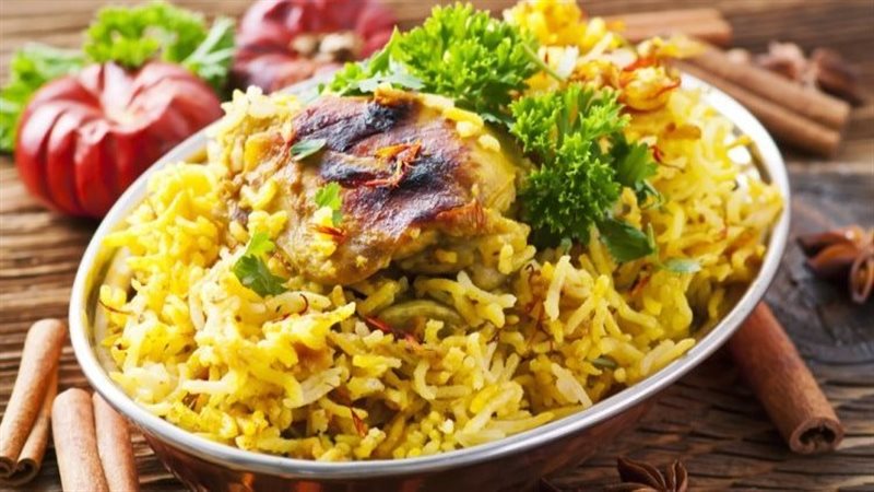 برياني الدجاج 