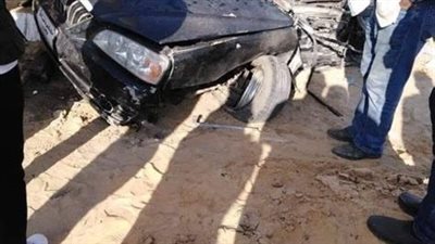إصابة 4 يمنيين في انقلاب سيارة بمطروح 