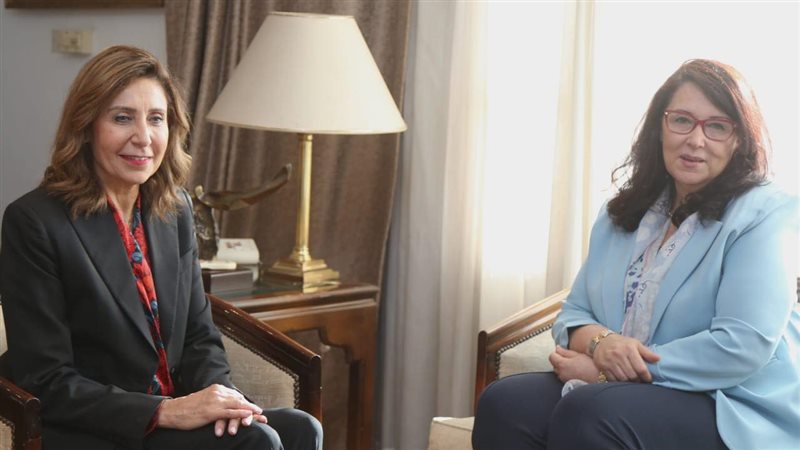وزيرتي الثقافة المصرية