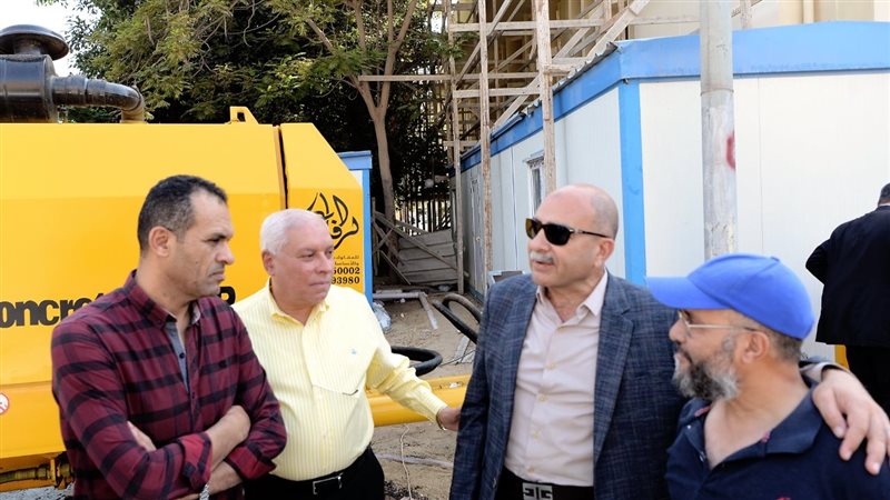 جولة رئيس جامعة المنصورة