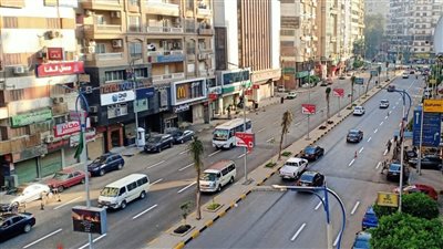 إعادة فتح شارع الجيزة أمام حركة السيارات