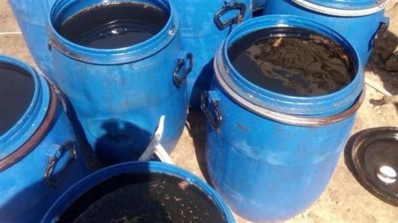 ضبط زيت طعام فاسد