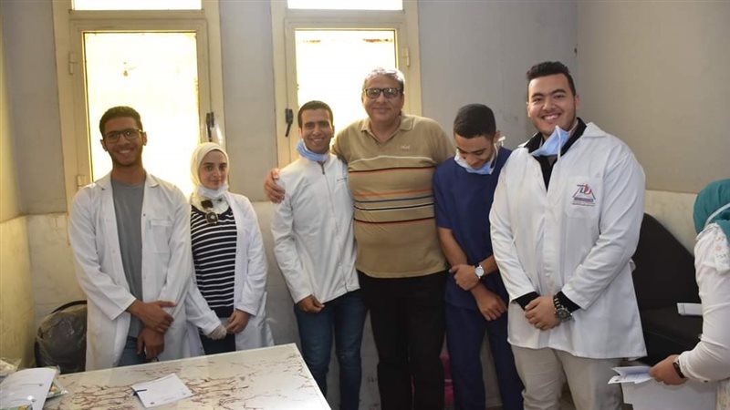 قافلة طبية بقرية
