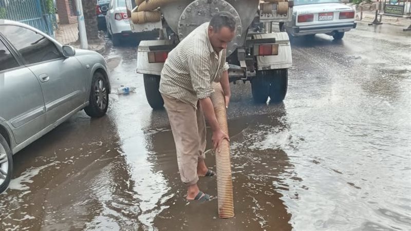 شفط المياه بأسيوط