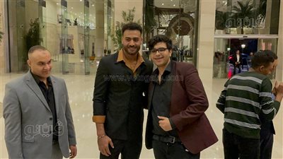 أحمد داود وأبو جبل أول حضور مهرجان القنوات الفضائية | فيديو 