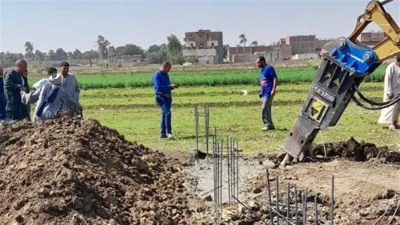 حملة إزالة بأسيوط