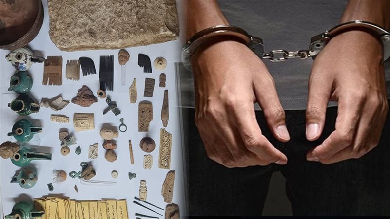 القطع الأثرية المسروقة