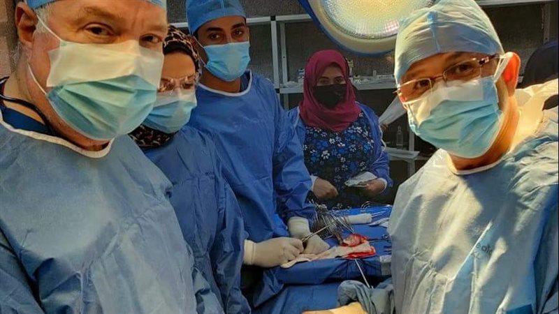 انقاذ حياة طفلة بالقليوبية