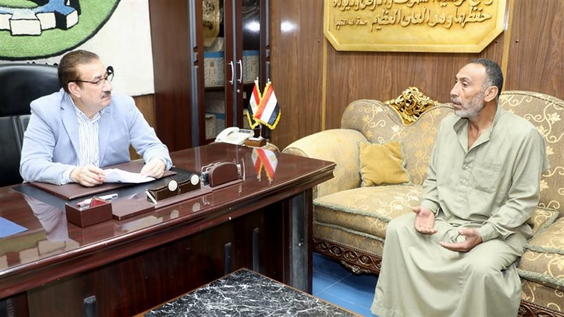 محافظ المنوفية خلال
