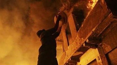 إخماد حريق شب داخل منزل فى العياط