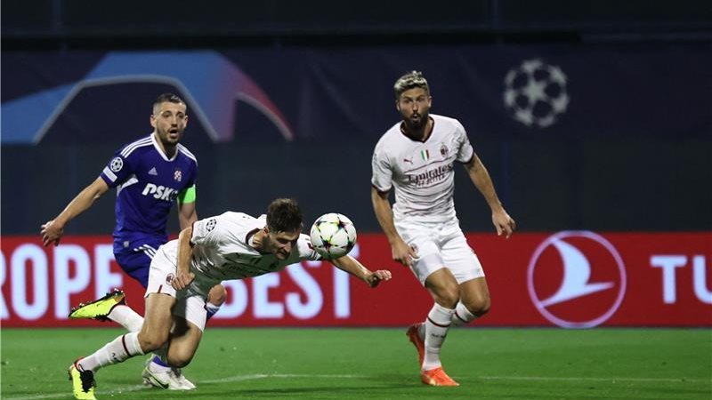 ميلان ودينامو زغرب
