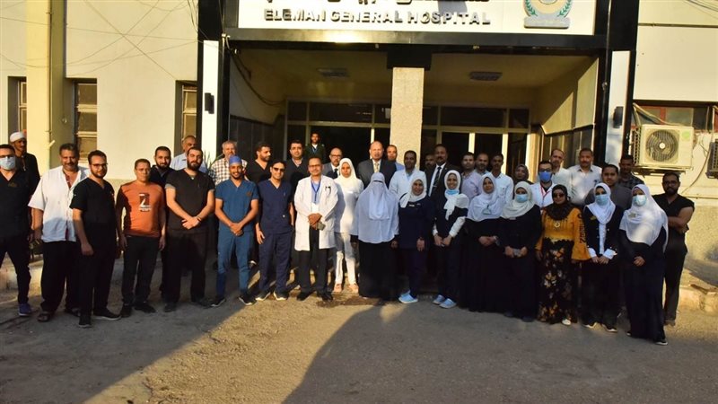 محافظ أسيوط بمستشفى