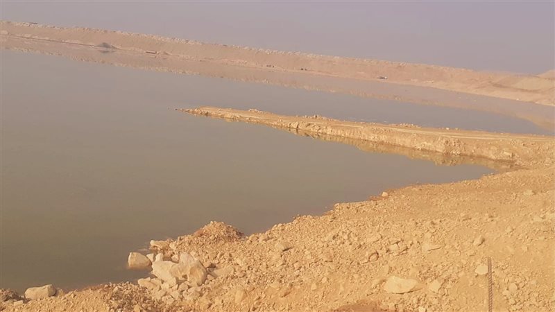بحيرة اصطناعية لحصاد
