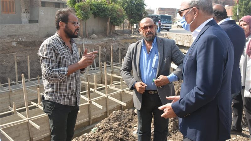 محافظ القليوبية ورصف