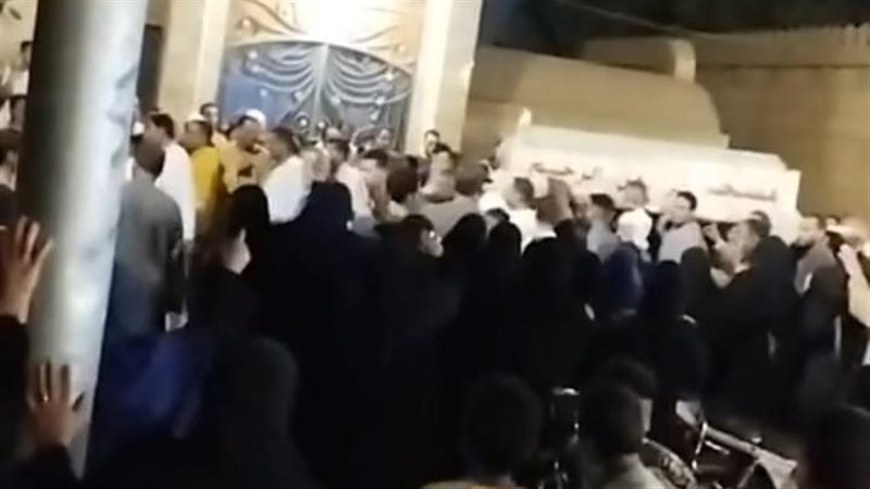 جانب من الجنازة