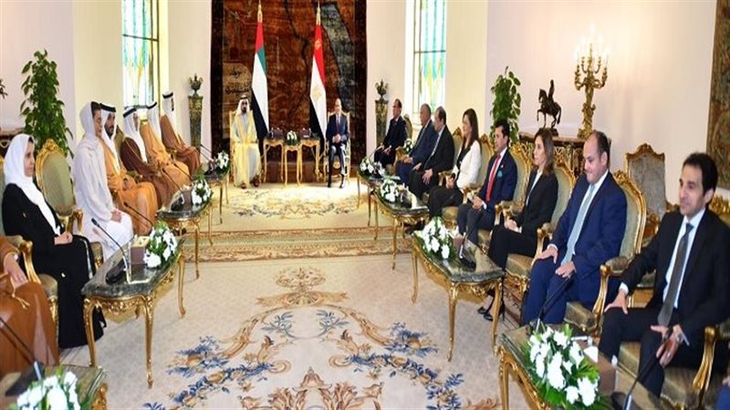 الرئيس السيسي وبن