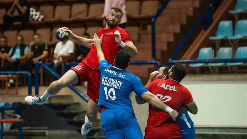 رجال يد الأهلي أمام
