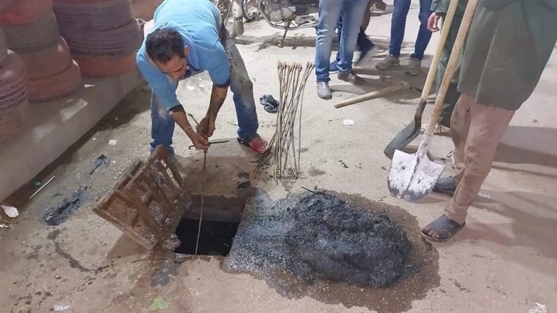 تطهير بلوعات الأمطار