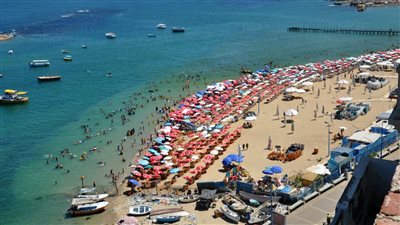 رفع الرايات الصفراء، ارتفاع نسبي للامواج بغرب وشرق الإسكندرية