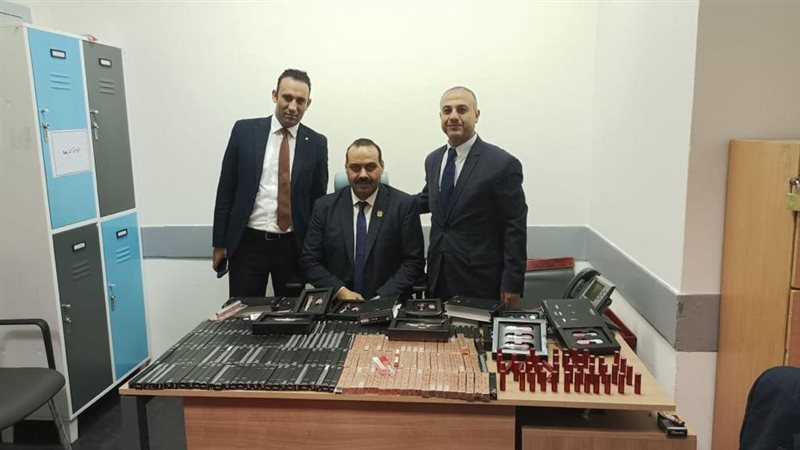 المضبوطات بحوزة جمارك