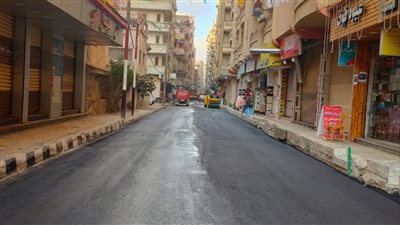 محافظ الإسكندرية: إنجاز 85% من خطة رصف الطرق بنطاق حي العجمي