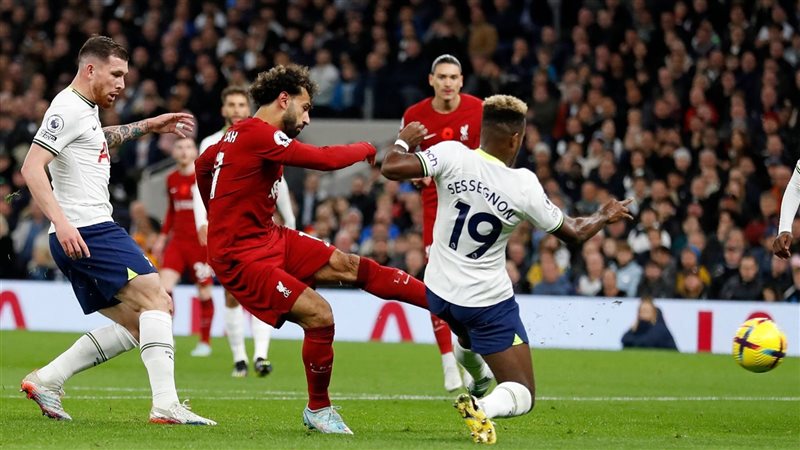 محمد صلاح يسجل في