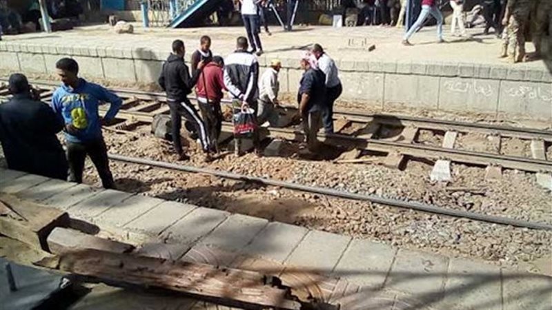 سقوط شاب من القطار